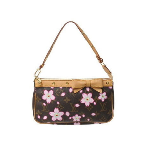 Louis Vuitton Takashi Murakami Pochette Accessoires Pouch Cherry Blossom - Picture 1 of 9